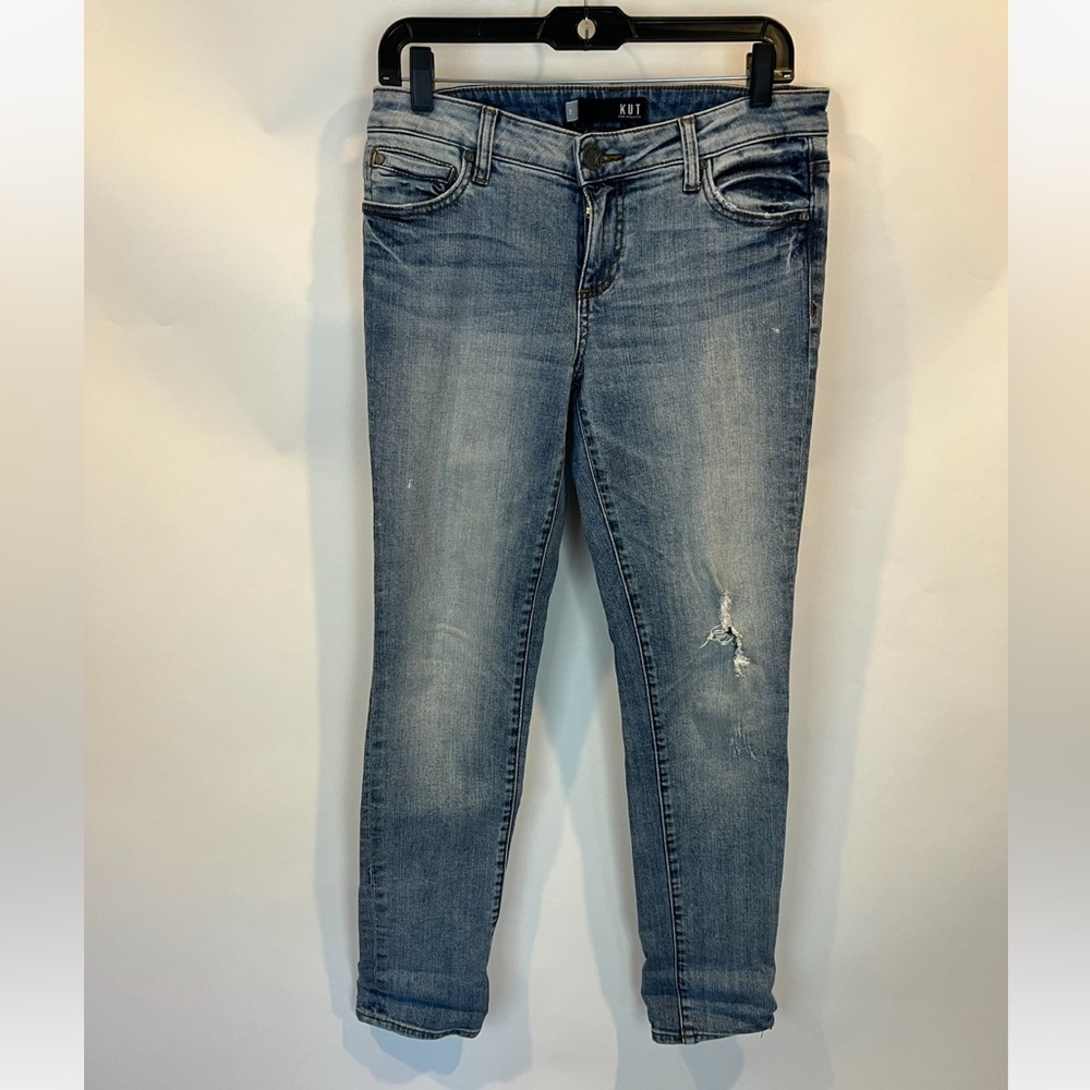 Kut from Kloths Catherine Boyfriend Lightly Distressed Jeans